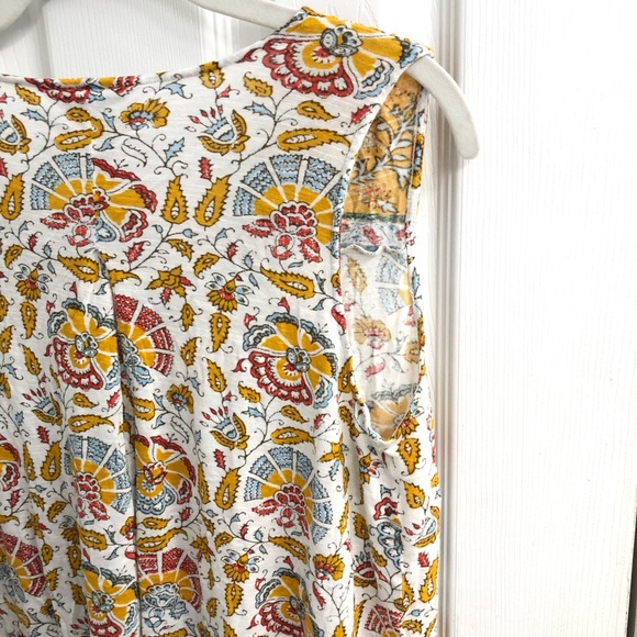Lucky Brand Floral Tank Top Women’s Size Medium - Picture 4 of 5